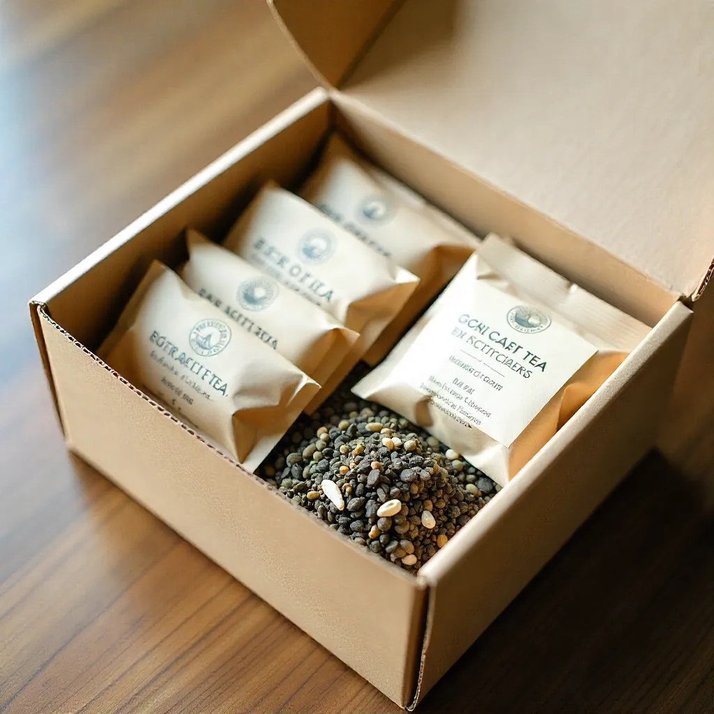 Sustainable loose-leaf tea packaging design