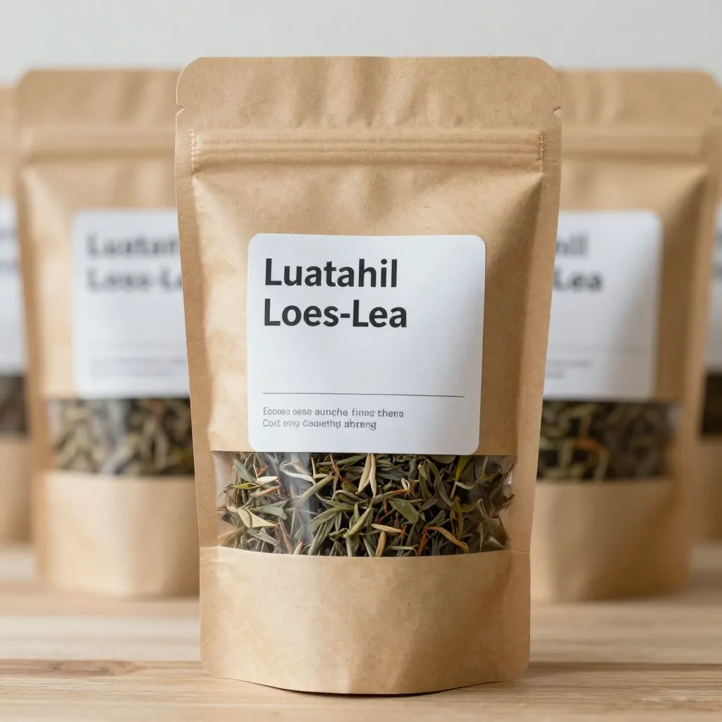 Sustainable paper tea packaging box